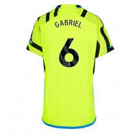 Arsenal Gabriel Magalhaes #6 Replica Away Shirt Ladies 2023-24 Short Sleeve